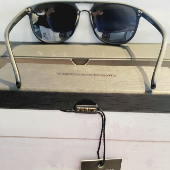 Unisex Sunglasses Polarized 100% UV Hand Made 59mm Black/ Black Lens 139mm main image 5
